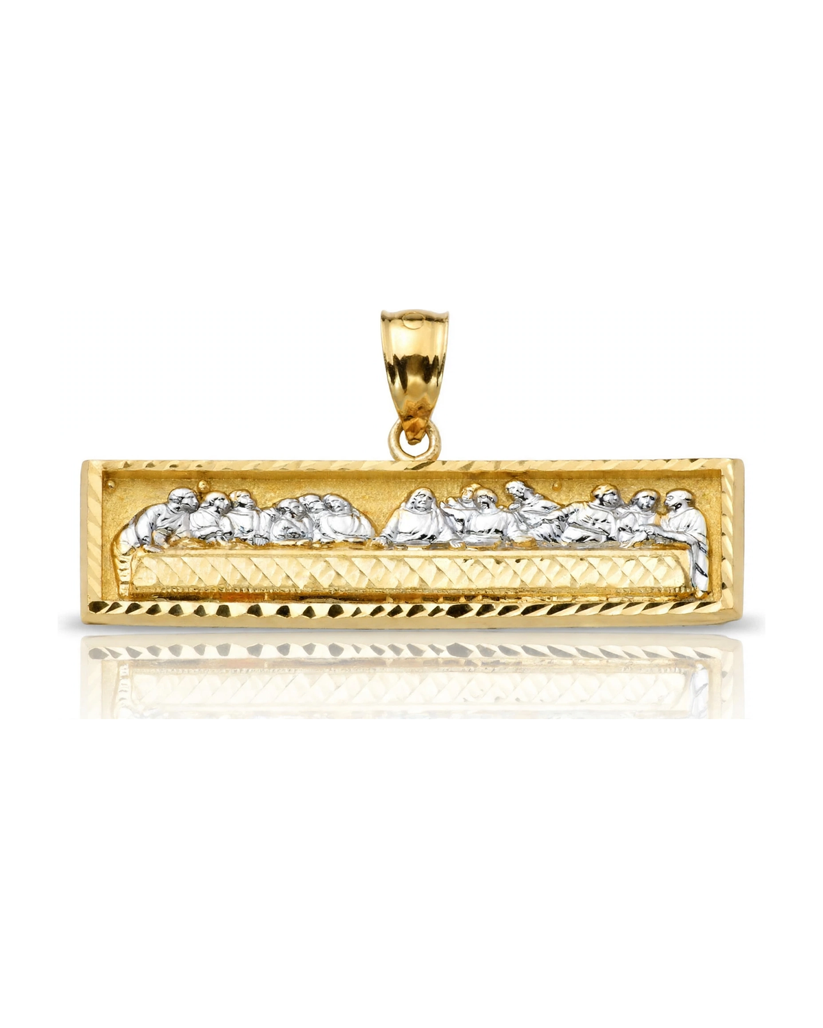 Last Supper Bar Pendant Slim - 10K Gold
