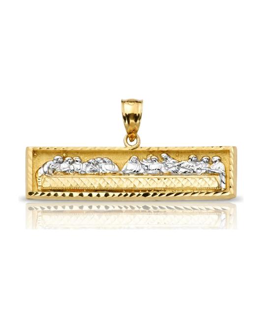 Last Supper Bar Pendant Slim - 10K Gold