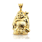 Laughing Buddha Polished Pendant - 10K Yellow Gold