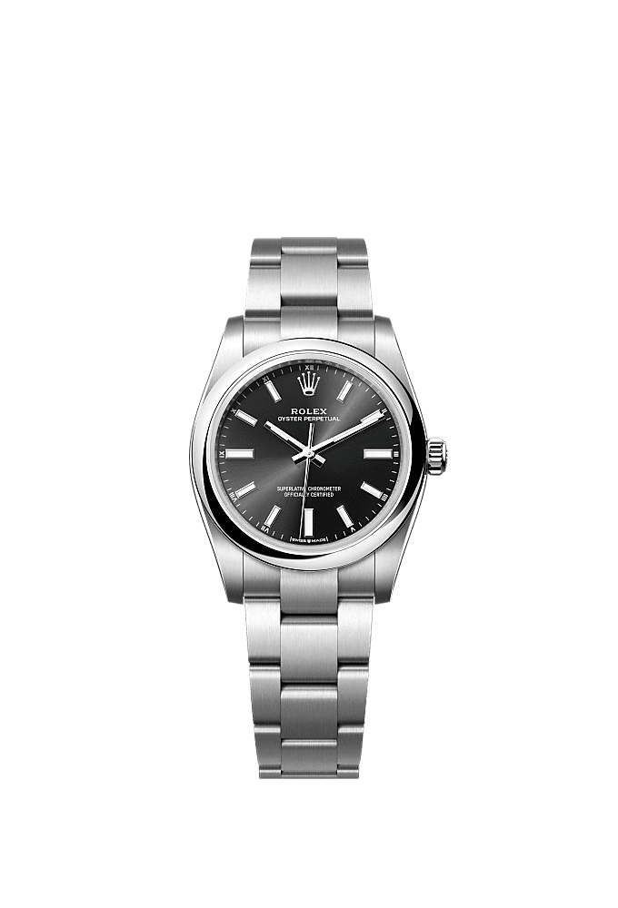 Bright Black dial, Oyster bracelet