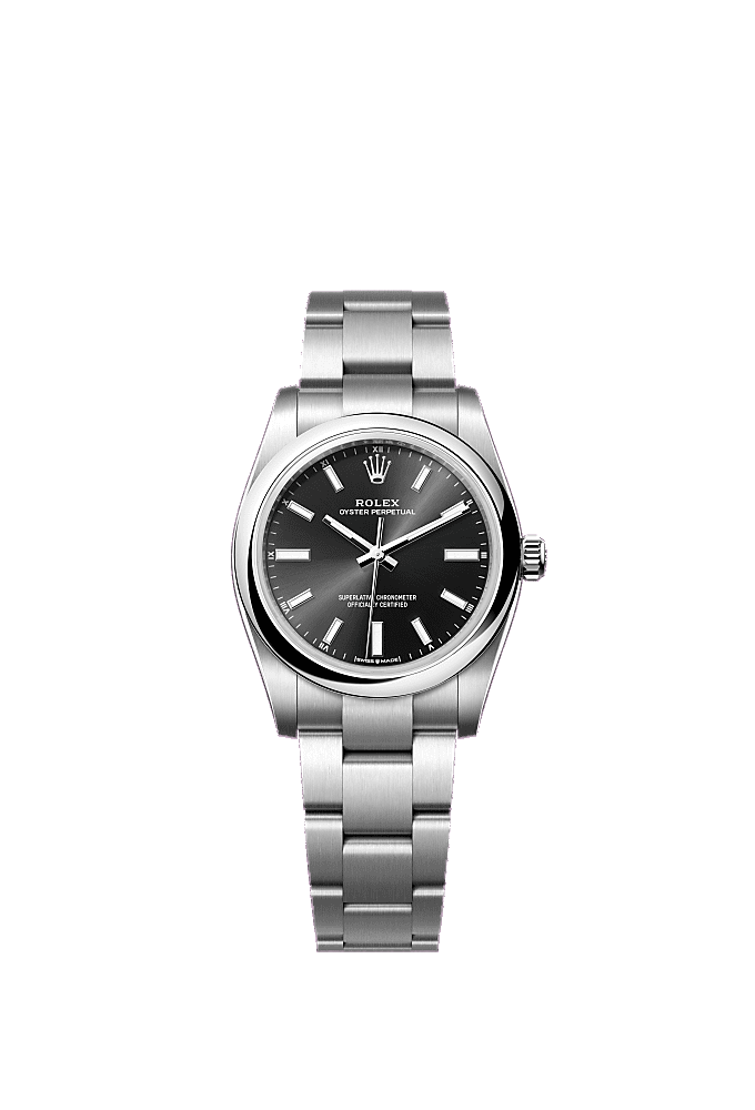 Bright Black dial, Oyster bracelet