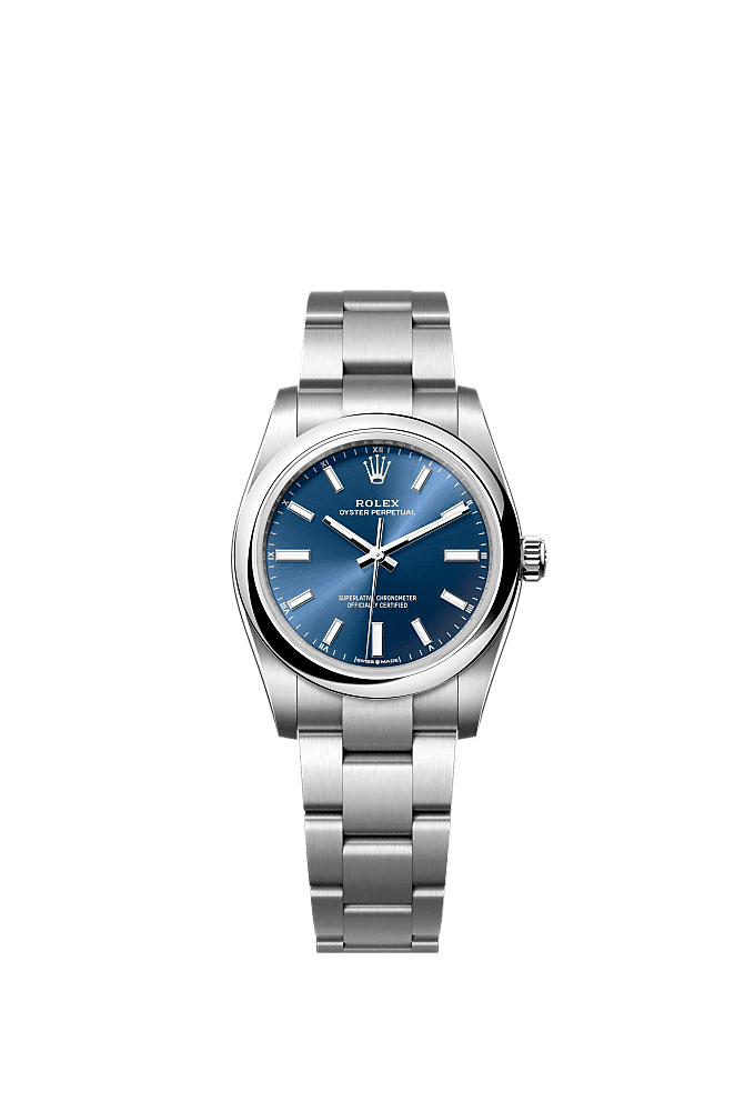 Bright Blue dial, Oyster bracelet