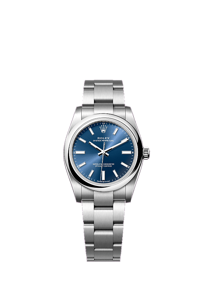 Bright Blue dial, Oyster bracelet