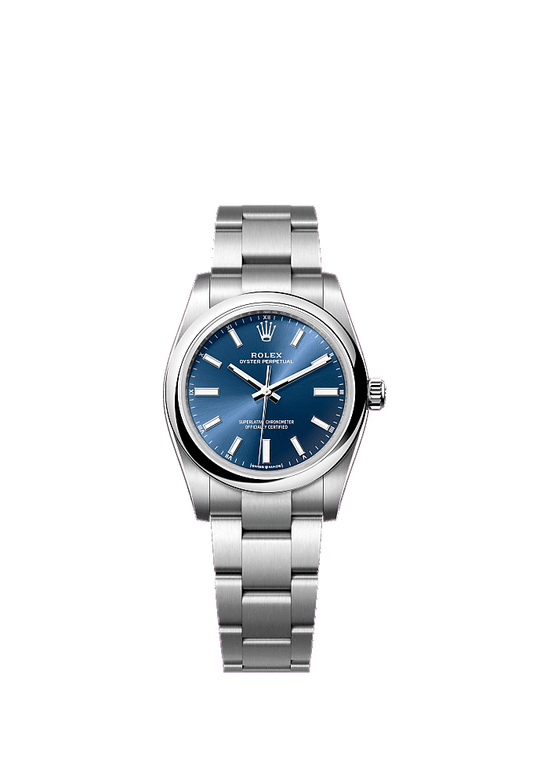 Bright Blue dial, Oyster bracelet