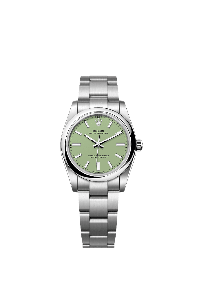 Green dial, Oyster bracelet