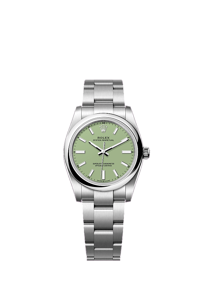 Green dial, Oyster bracelet