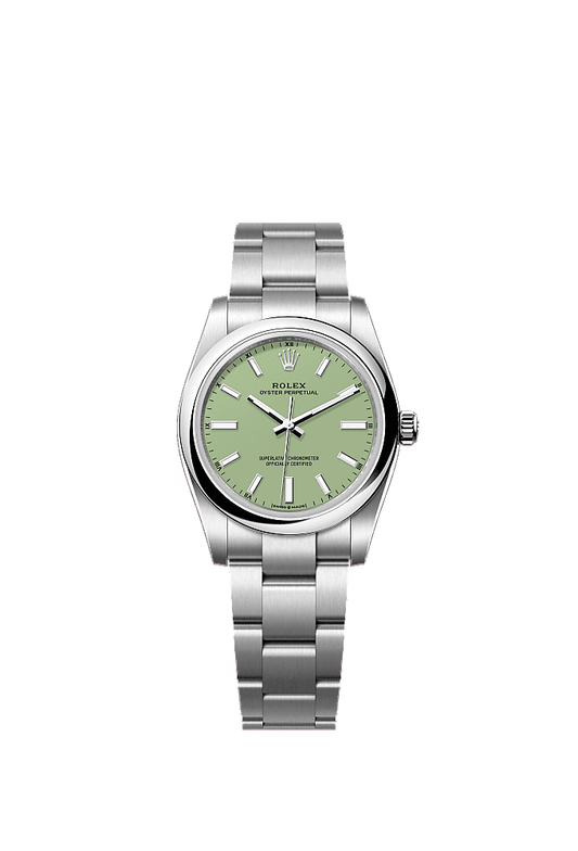 Green dial, Oyster bracelet