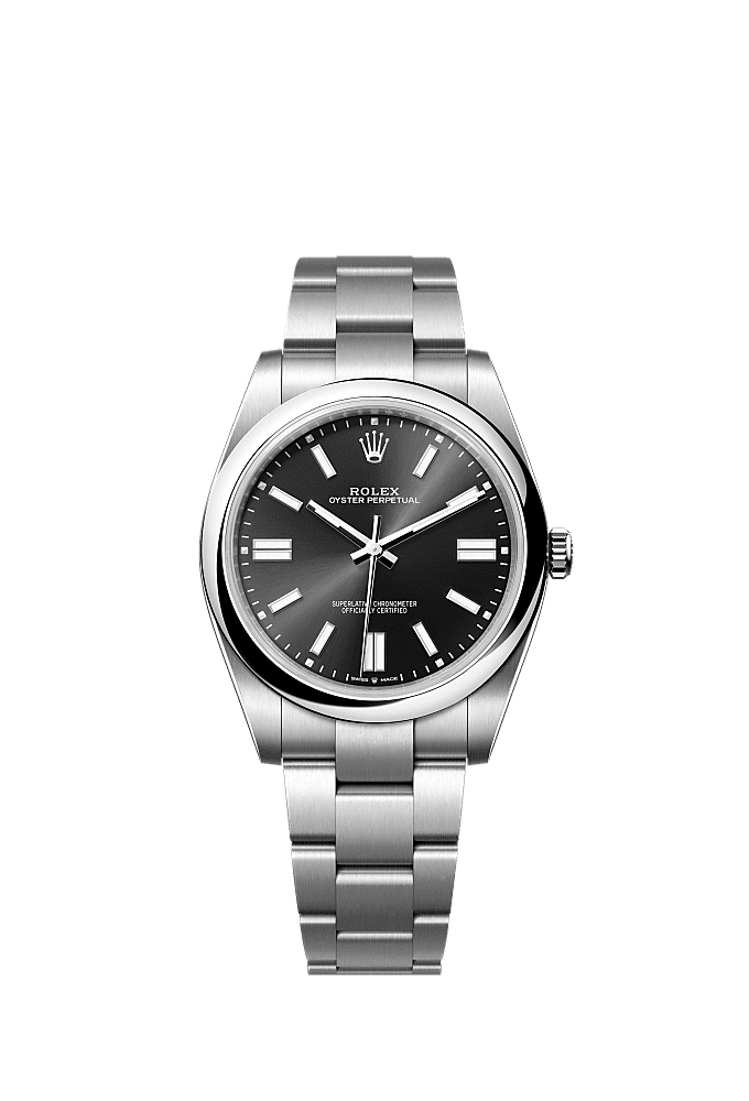 Bright Black dial, Oyster bracelet