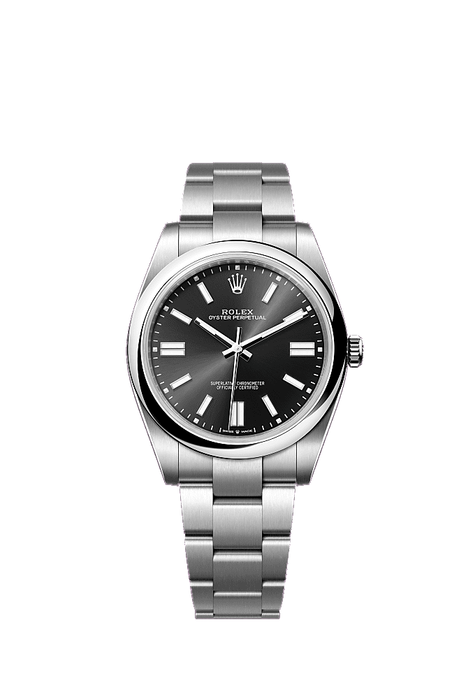 Bright Black dial, Oyster bracelet