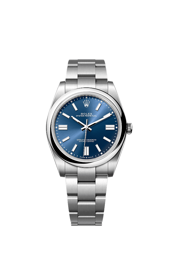 Bright Blue dial, Oyster bracelet