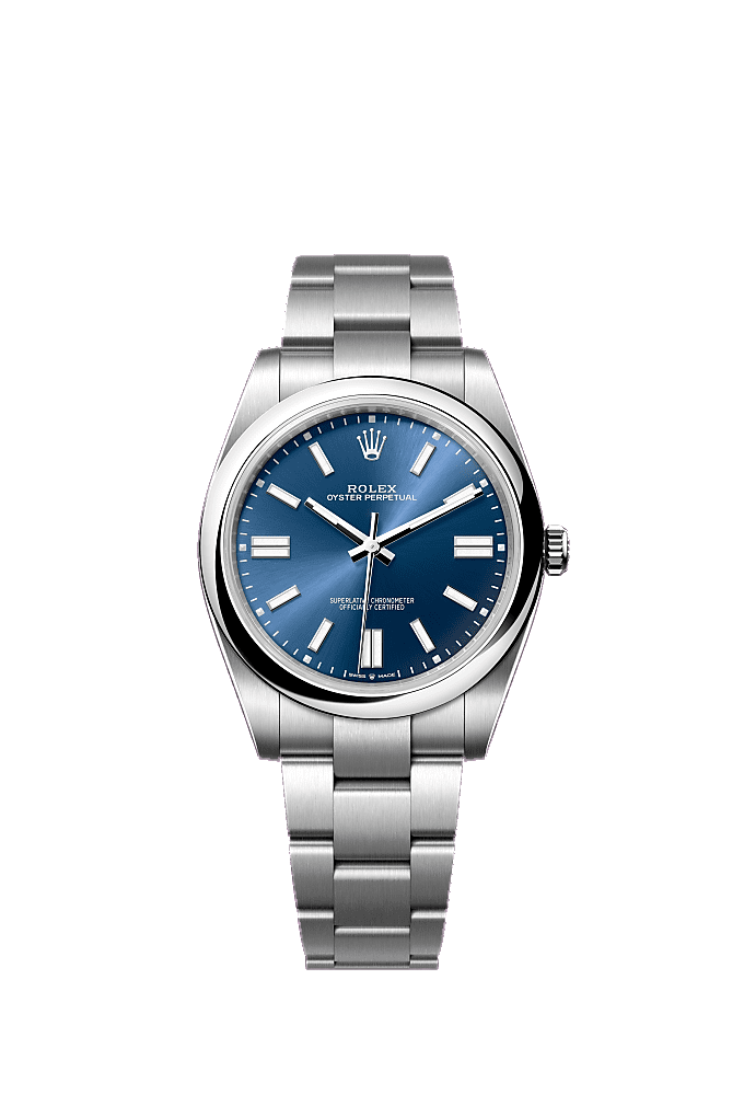 Bright Blue dial, Oyster bracelet