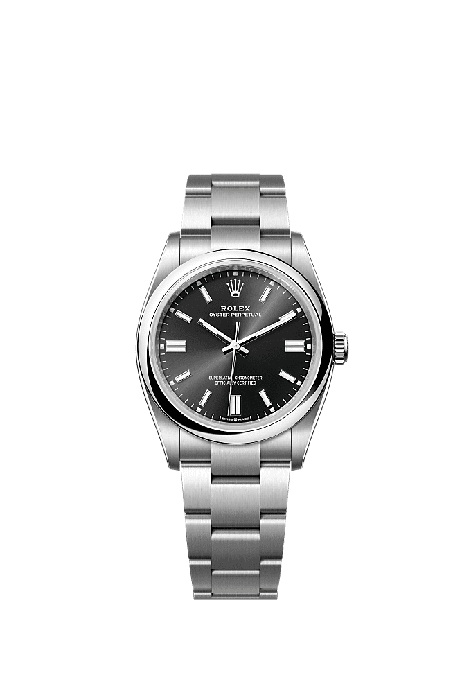 Bright Black dial, Oyster bracelet