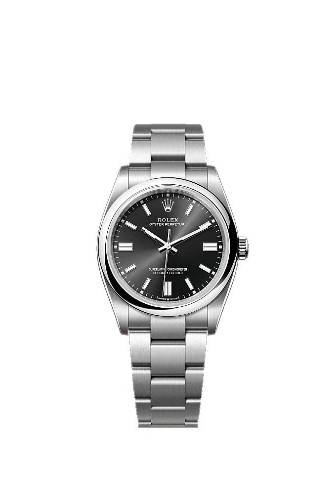Bright Black dial, Oyster bracelet