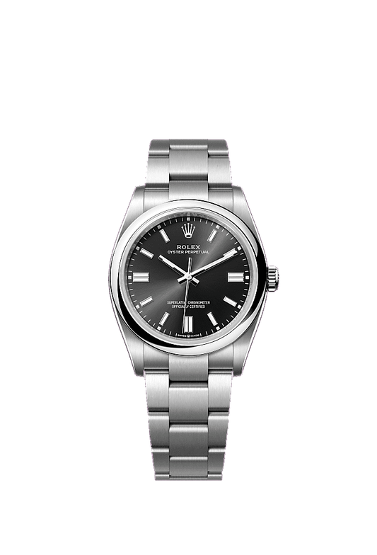 Bright Black dial, Oyster bracelet
