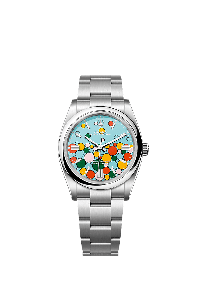 Green dial, Oyster bracelet