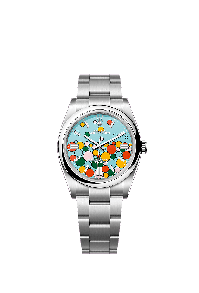 Green dial, Oyster bracelet