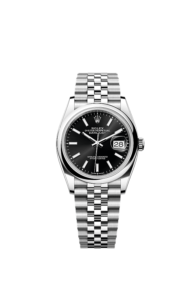 Bright Black dial, Oyster bracelet