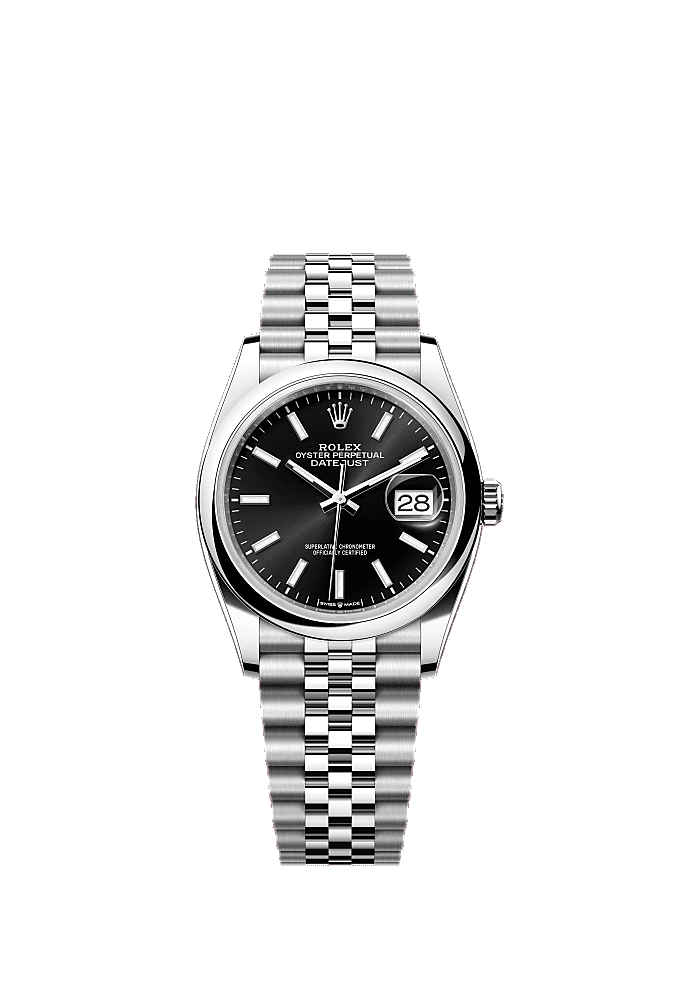 Bright Black dial, Oyster bracelet