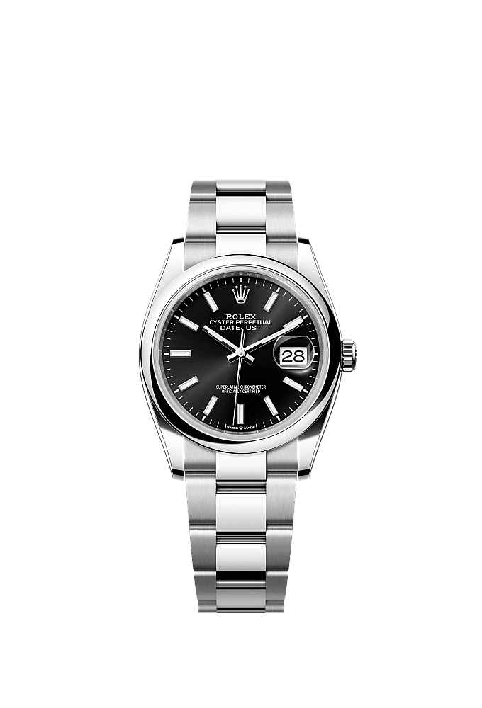 Bright Black dial, Jubilee bracelet