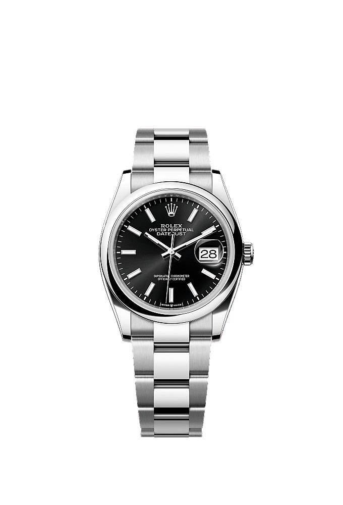 Bright Black dial, Jubilee bracelet