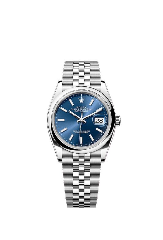 Bright Blue dial, Oyster bracelet