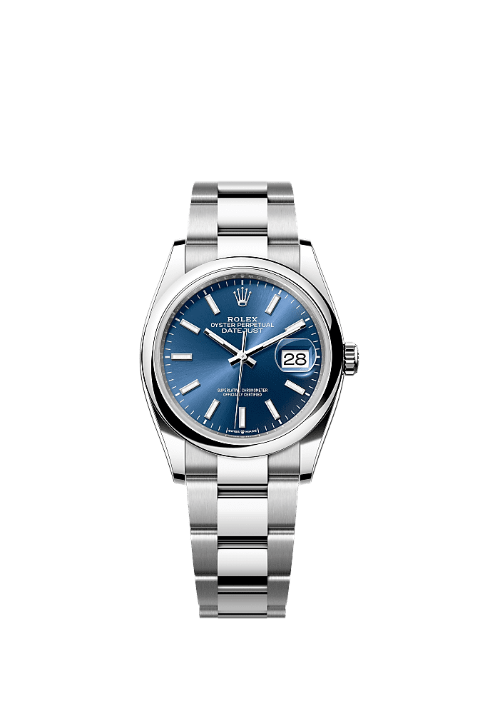 Bright Blue dial, Jubilee bracelet