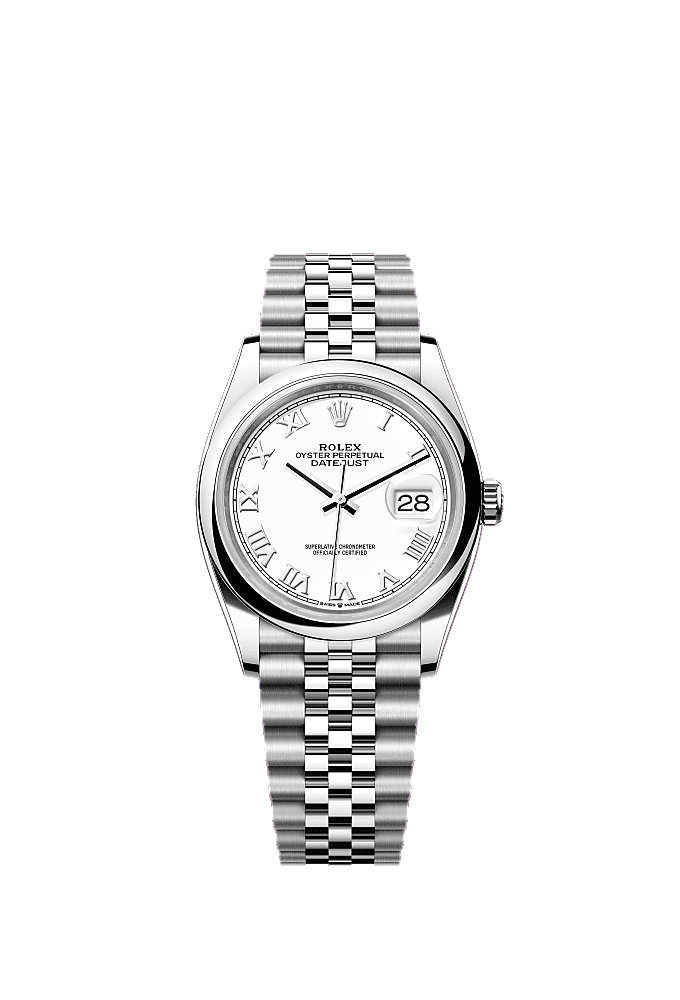 White dial, Oyster bracelet