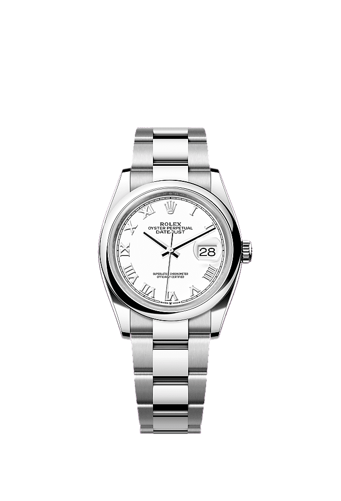 White dial, Jubilee bracelet