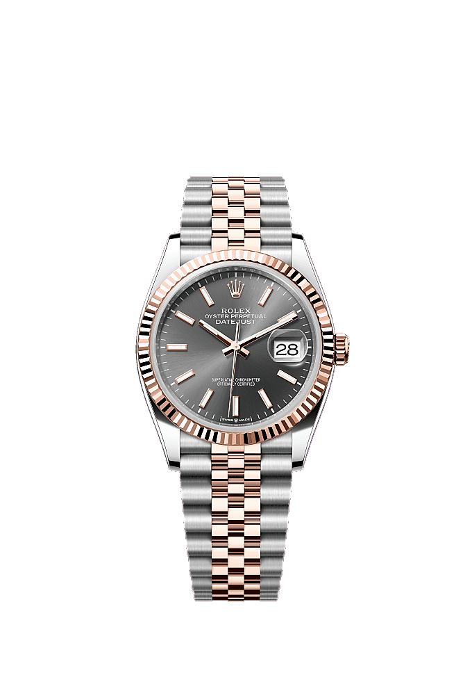 Pink dial, Jubilee bracelet