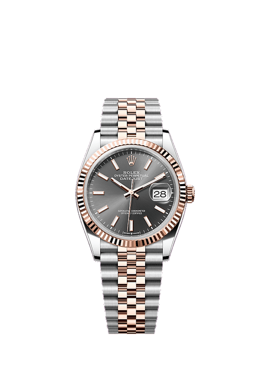 Pink dial, Oyster bracelet