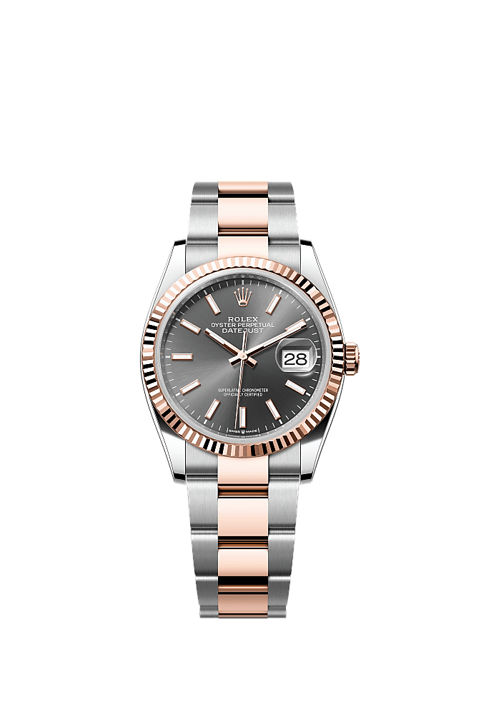 Slate Wimbledon dial, Jubilee bracelet