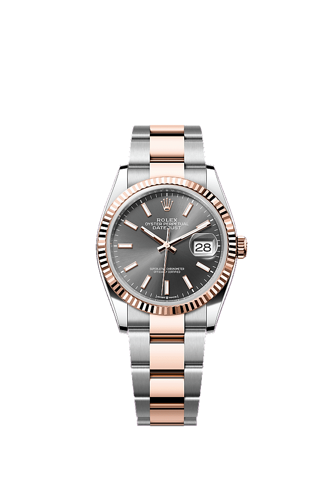 Slate Wimbledon dial, Jubilee bracelet
