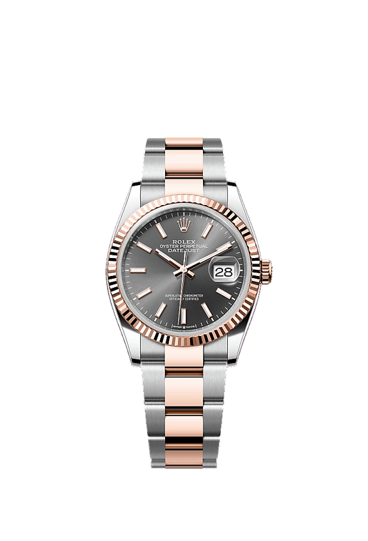 Slate Wimbledon dial, Jubilee bracelet