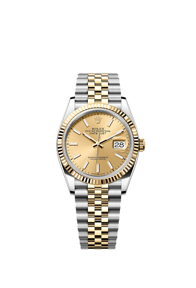 Champagne dial, Oyster bracelet