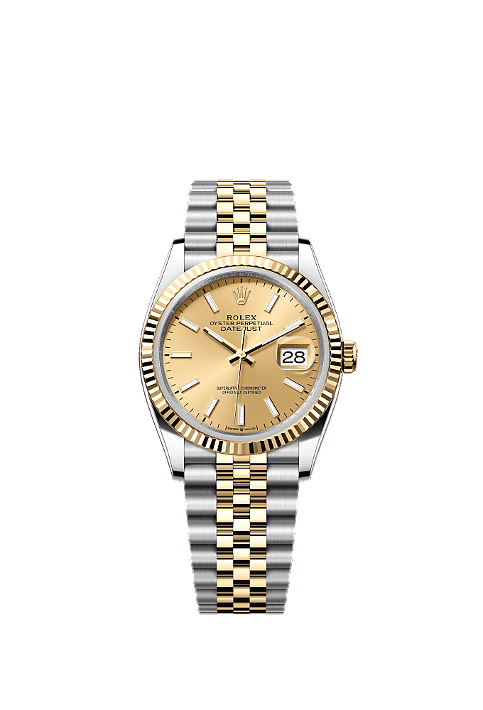 Champagne dial, Oyster bracelet