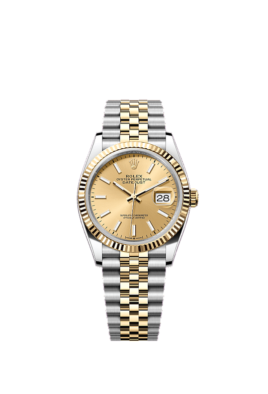 Champagne dial, Oyster bracelet