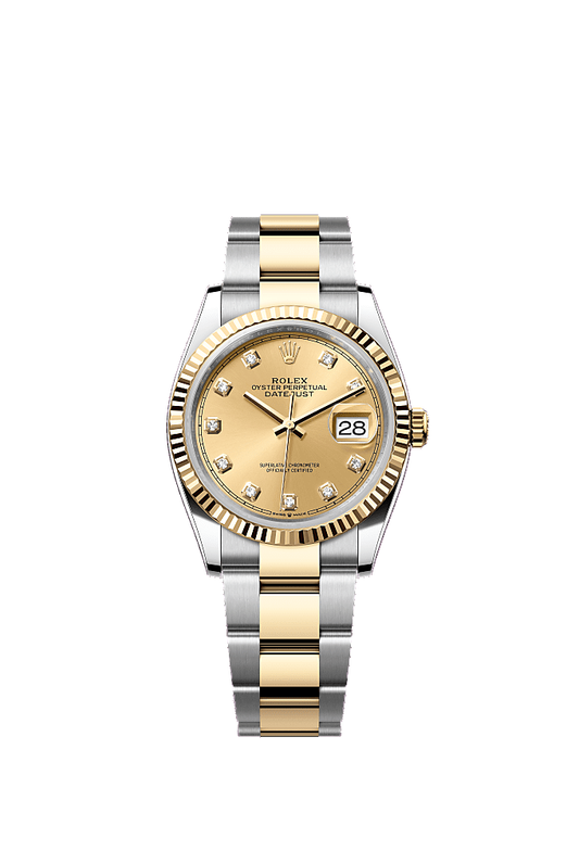 Champagne Diamond-Set dial, Jubilee bracelet