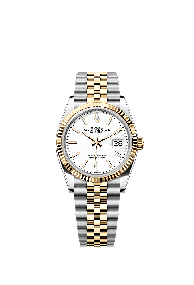 White dial, Oyster bracelet