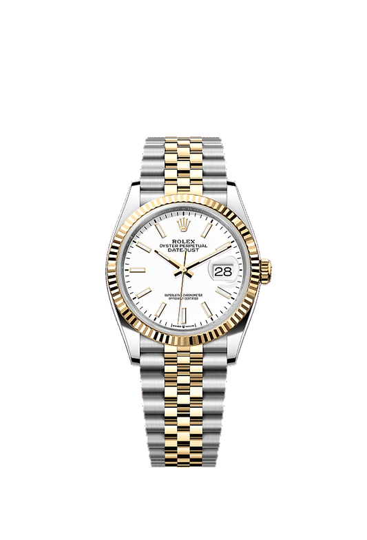 White dial, Oyster bracelet