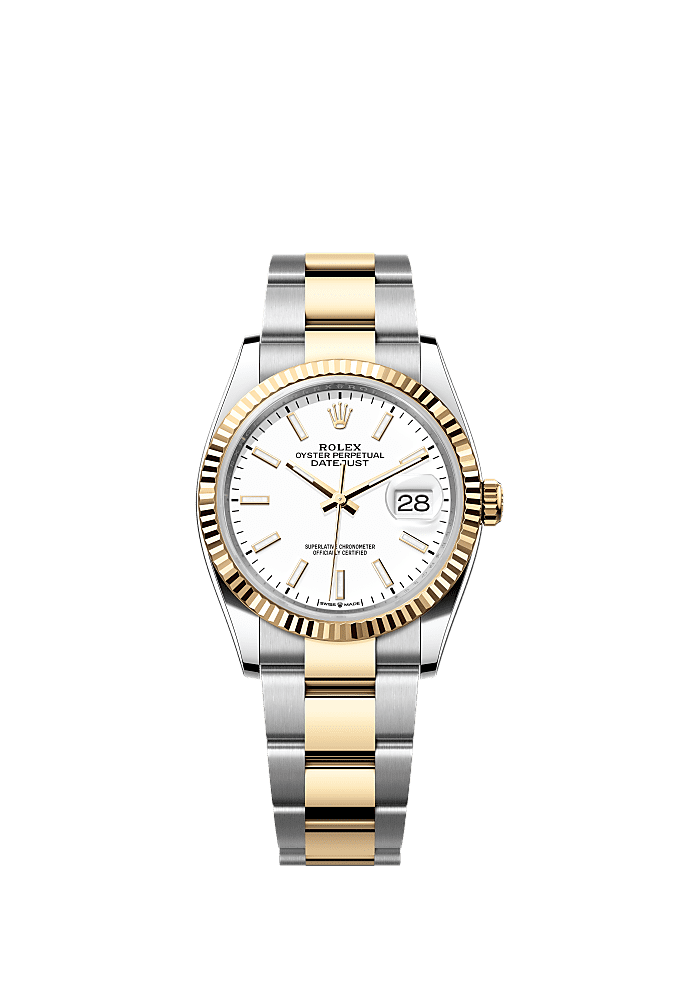 White dial, Jubilee bracelet
