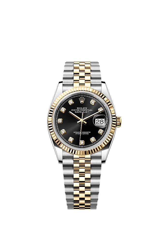 Bright Black dial, Oyster bracelet