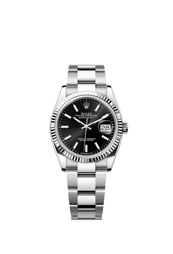 Bright Black dial, Jubilee bracelet