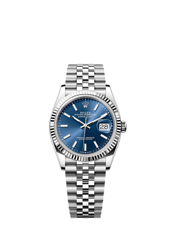 Bright Blue dial, Oyster bracelet