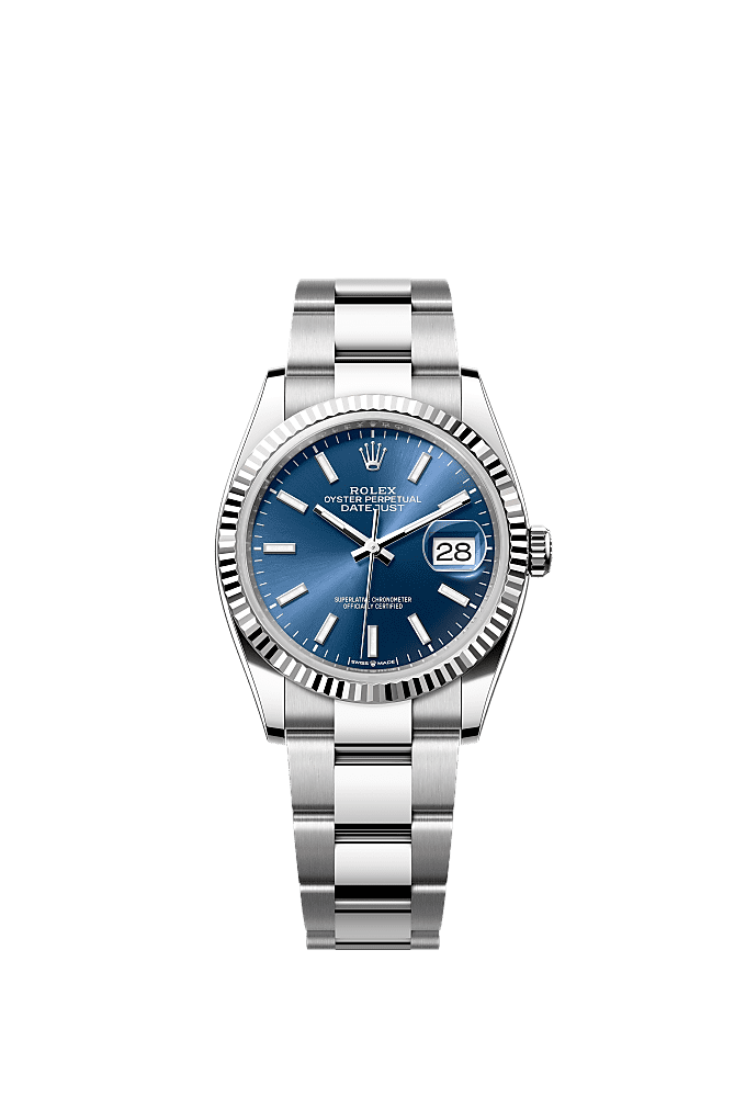 Bright Blue dial, Jubilee bracelet