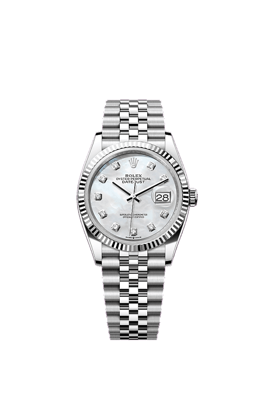 White dial, Oyster bracelet