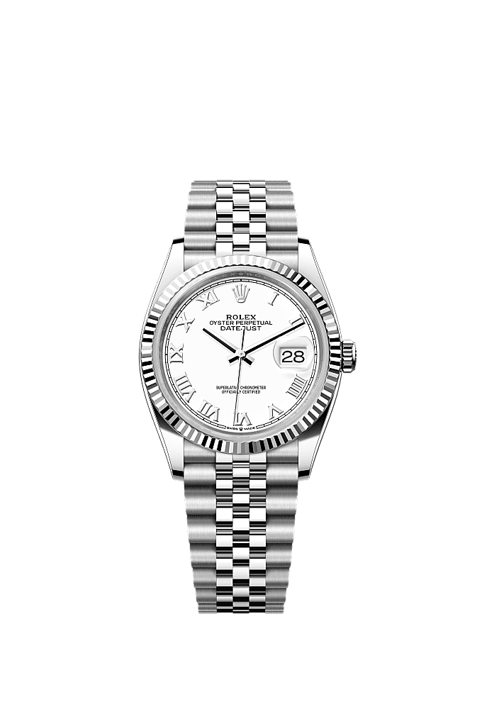 White dial, Jubilee bracelet