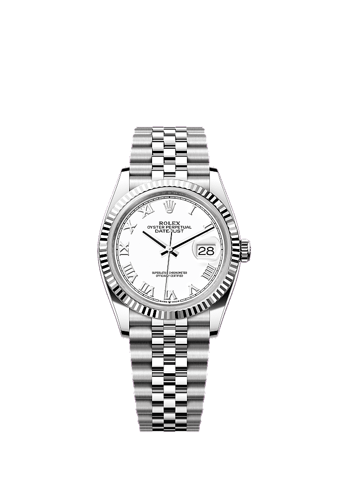 White dial, Jubilee bracelet