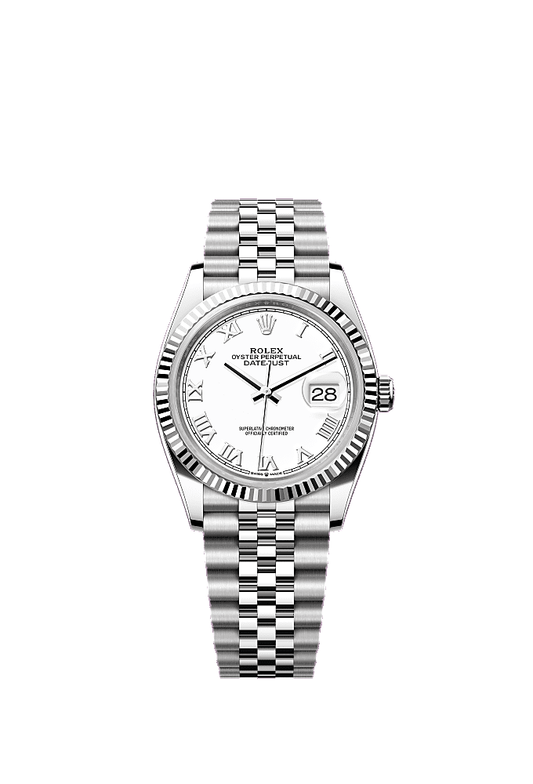White dial, Jubilee bracelet