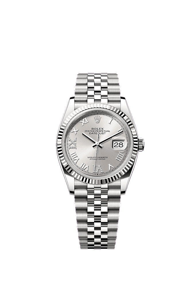 Silver Diamond-Set dial, Jubilee bracelet