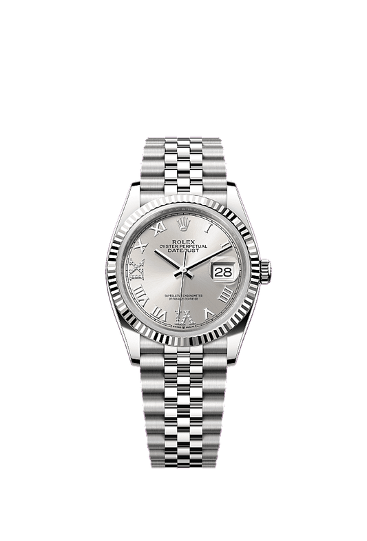 Silver Diamond-Set dial, Jubilee bracelet